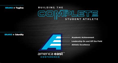 Brand New New Logo And Identity For America East Conference By Sme