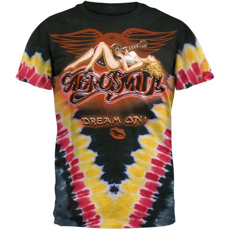 Aerosmith Dream On Tie Dye T Shirt