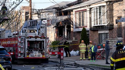 firefighter is killed when ceiling collapses in brooklyn house fire the new york times