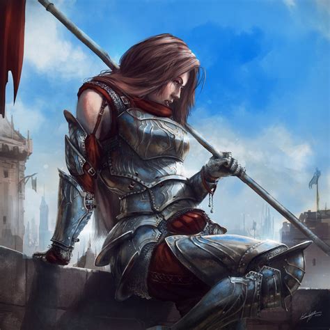 Lady Knight K Female Knight Fantasy Female Warrior Fantasy Art Women