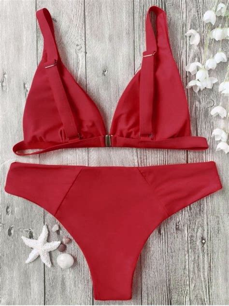 padded plunge bikini top and bottoms cyan mustard red white bikini tops bikinis plunge bikini