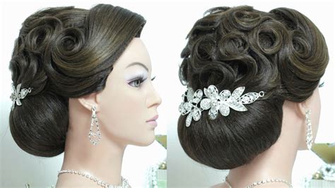 Wedding Updo Bridal Hairstyle For Long Hair Tutorial