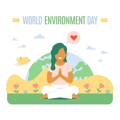 Día internacional del medio ambiente Vector Gratis