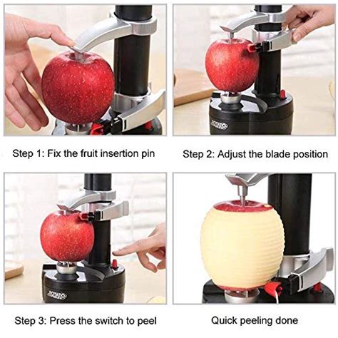 Electric Potato Peelers Automatic Rotating Apple Peeler Potato Peeling Machine Automatic Fruits