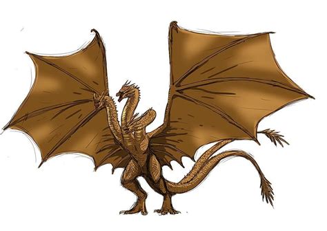 As a squadron embarks on a perilous mission into fantastic uncharted terrain, unearthing clues to the titans' very origins and mankind's survival, a conspiracy. King Ghidorah Drawing | Free download on ClipArtMag