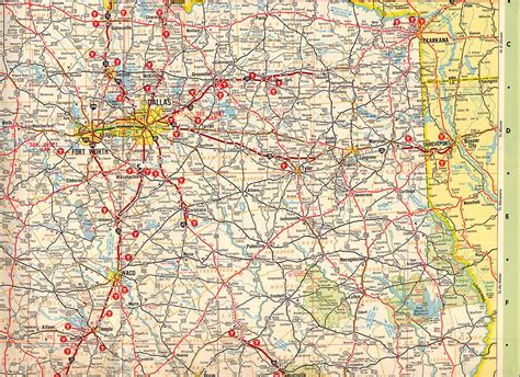 Texasfreeway Statewide Historic Information Old Road Maps