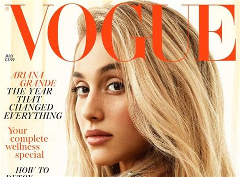 Ariana Grande Covers British Vogue July 2018 Issue Bellanaija