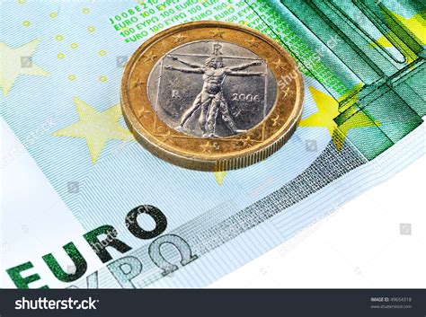 100 Euro Banknote Coin 1 Euro Stock Photo 49654318 Shutterstock