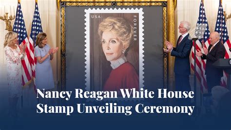 Nancy Reagan White House Stamp Unveiling Ceremony Youtube