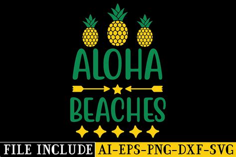 Aloha Beaches Graphic By Beautycrafts Creative Fabrica