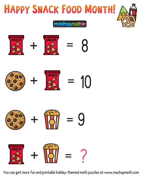 Math Puzzles For 2nd Graders