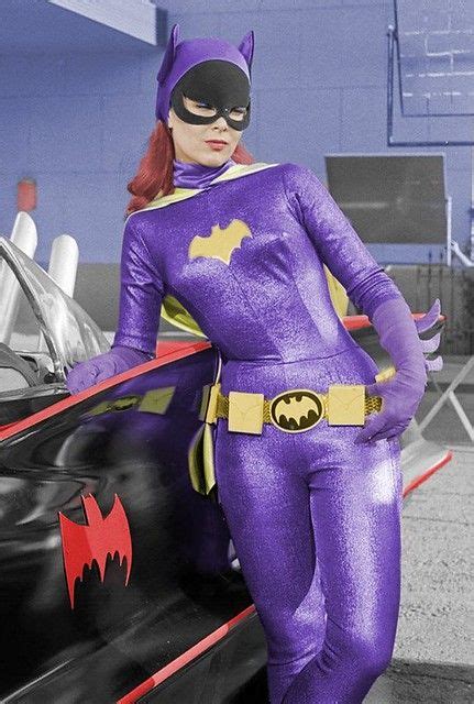 Colorized Batgirl Pictures Batman Tv Show Yvonne Craig