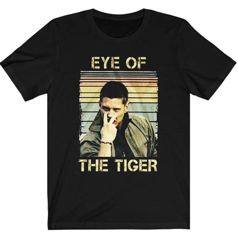 Dean Winchester Supernatural Eye Of The Tiger T Shirt Newgraphictees