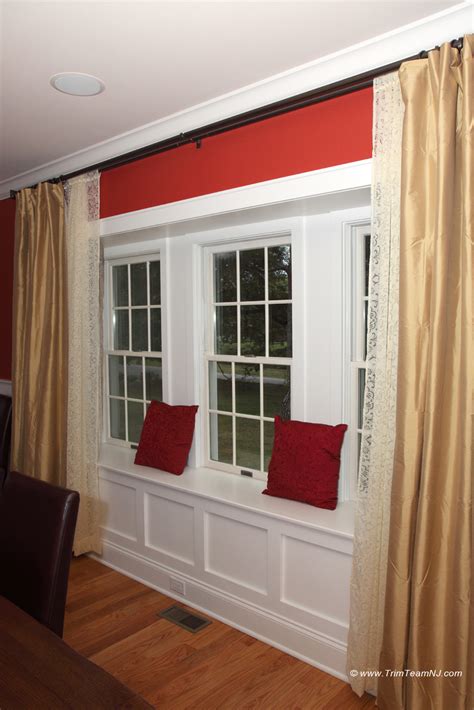 One of the most popular projects we see our customers complete is a diy wainscoting project that runs under the windows, doubling as window trim. Wainscot and Picture Frames | Trim Team NJ - Woodwork ...