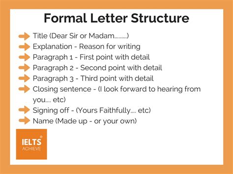When you format your letter, you need to ensure that you use a. How To Write A Formal Letter — IELTS ACHIEVE