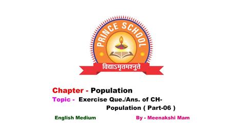 Class Ix Sst Chapter Population Part 06 English Medium Youtube