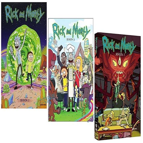 Rick And Morty Complete Series Seasons 1 3 Dvd Movies And Tv