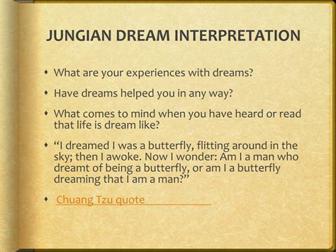 Ppt Jungian Dream Interpretation Powerpoint Presentation Free