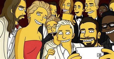 Doh The Simpsons Reveal Truth Behind Oscars Selfie