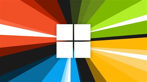 1366x768 Resolution Windows 10 Colorful Background Logo 1366x768