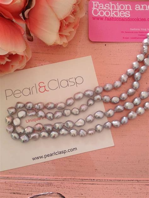 Pearl And Clasp Gray Endless Pearl Necklace Review Pearl Necklace Price