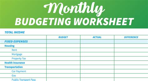 14 Of The Best Free Budget Templates And Spreadsheets Gobankingrates