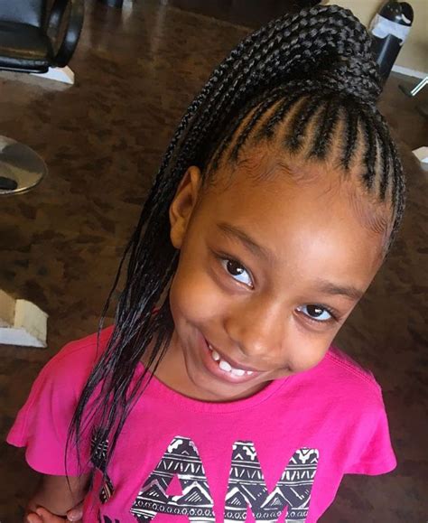 You can also put your natural hair into a low ponytail and braid it into two sections. Best 14 African American Toddler Ponytail Hairstyles - New ...