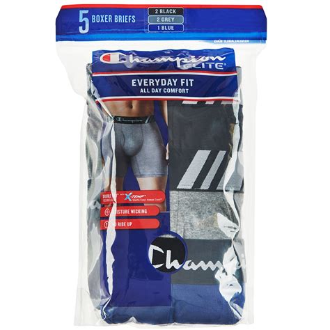 Champion Boxers Blackgreyblue 5pk Costco Australia