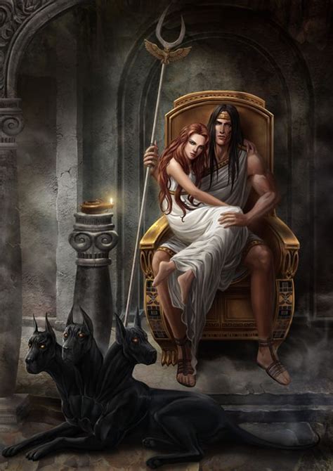Hades And Persephone Artist Unknown Greek Mythology Art Greek Gods