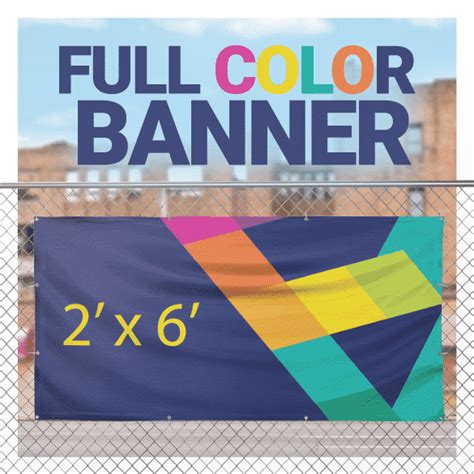 Full Color Banner 2 X 6 Just Yard Sign And More Llc