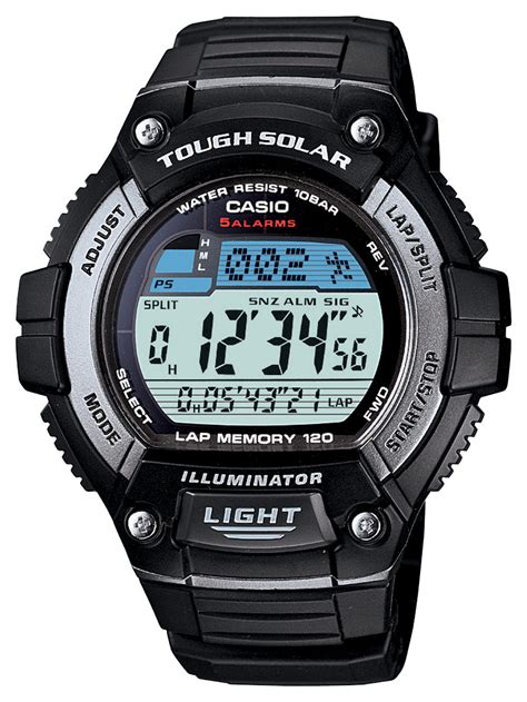Customer Reviews Casio Mens Solar Powered Digital Sport Watch Black Resin Ws220 1a Best Buy