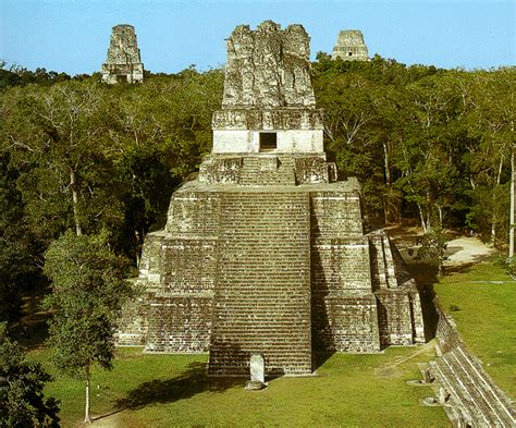 Tikal Temple 2 Tikal Ancient Buildings Mayan Ruins