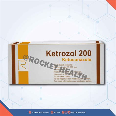 Ketoconazole 200mg Tablets Ketrozol 10s Rocket Health