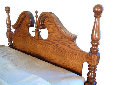Traditional Cannonball Deluxe Bed Ohio Hardwood Furniture