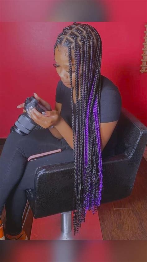 Follow Xx1rockstar For More💝 Box Braids Hairstyles For Black Women Big Box Braids Hairstyles