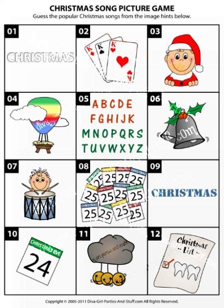 Christmas Carol Picture Riddles Answers 12 Best Images Of Riddles And