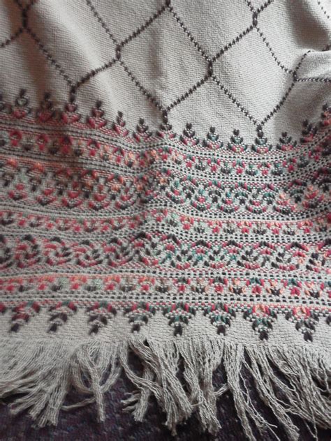 My Fall Blanket Up Close Swedish Weaving Patterns Weaving