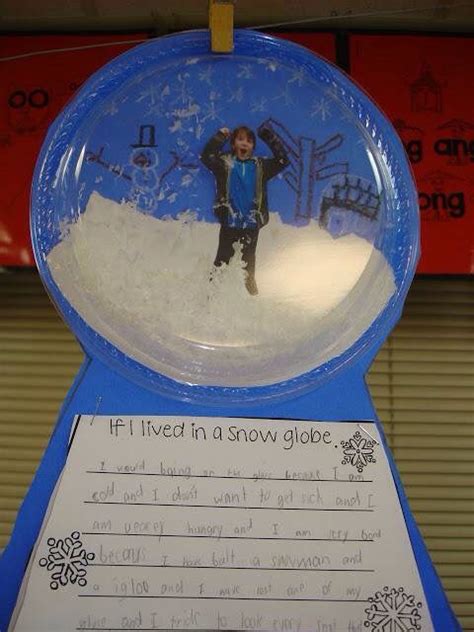 Sneeuwbal Classroom Crafts Snow Globes Globe Projects