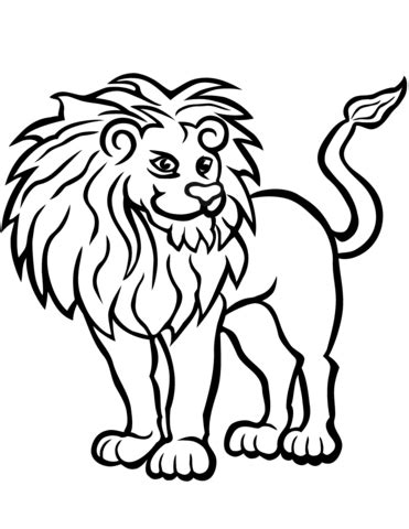 112 the lion king pictures to print and color. Lion 15 coloring page | SuperColoring.com
