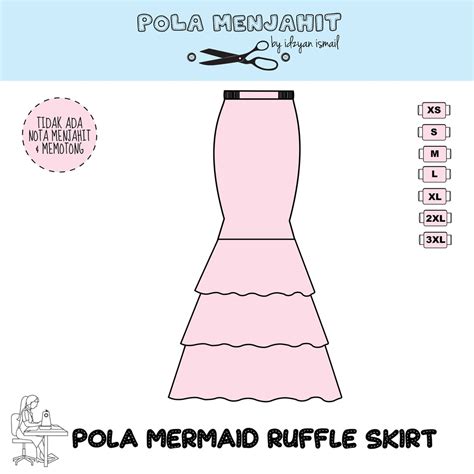 Salam sayang korang.cik sue sekarang tengah bz mengerjakan baju tempahan yang mula membukit. POLA KAIN MERMAID RUFFLES | POLA KAIN DUYUNG RUFFLE | POLA ...