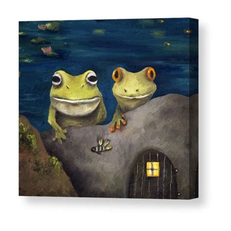 Frogland Detail Canvas Print Canvas Art By Leah Saulnier The Painting