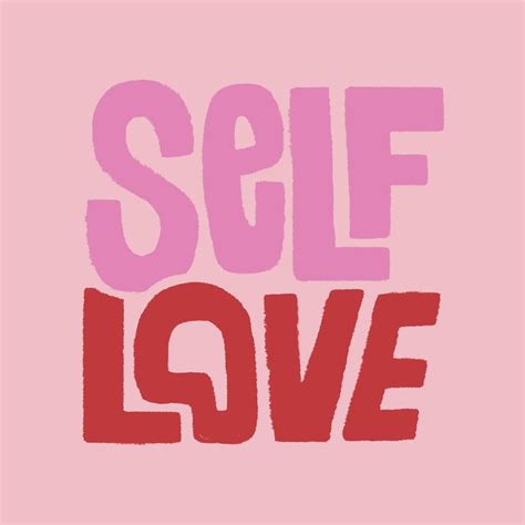 Self Love Word Typography Doodle Premium Psd Rawpixel