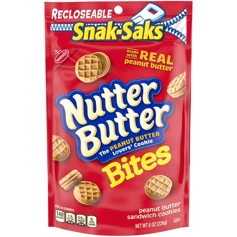 We didn't eat too many of them growing up, but still reminds me of my childhood. Nabisco Nutter Butter Snak-Saks Bites Cookies, Peanut ...