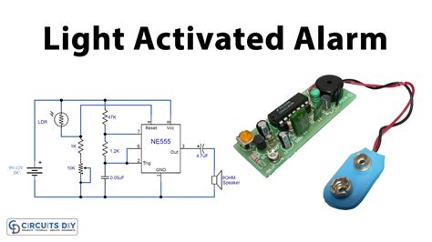 Light Activated Alarm Using 555 Timer Ic