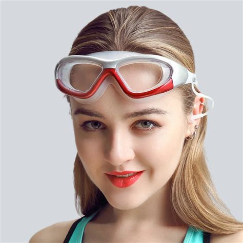 professional diopter swimming goggles myopia anti fog silicone waterproof optical glasses with