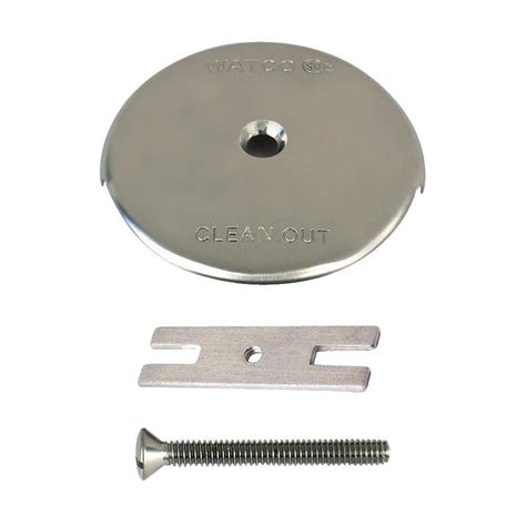 All you have to do is run the suction cups under the faucet, fasten it around the overflow drain, and. Watco 1-Hole Bathtub Overflow Plate Kit, Brushed Nickel ...