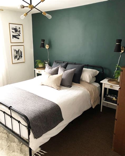 Green Master Bedroom Ideas Scandinavian House Design