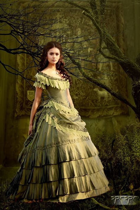 Katherine Pierces Green Gown From The Vampire Diaries Sewing Before