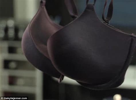 kylie jenner credits padded bra for boosting her curves in video on her new website daily mail