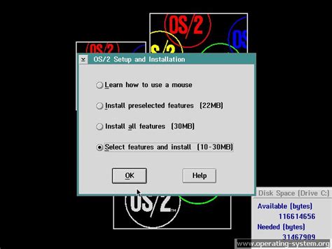 Operating System Screenshot Ibm Os2 21 11
